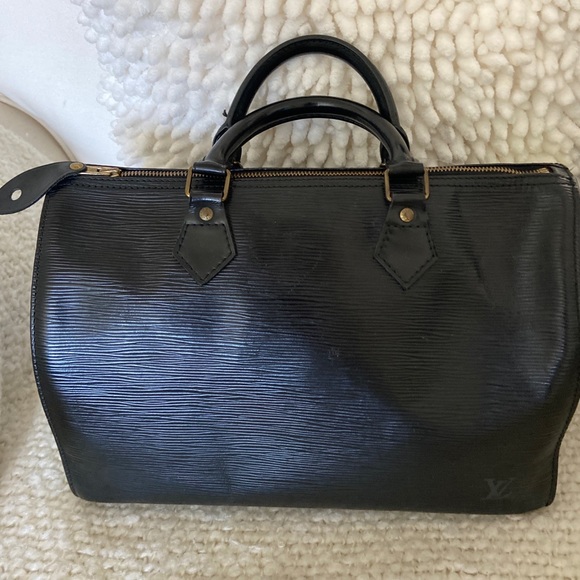 Louis Vuitton Handbags - Louis Vuitton Epi Black Speedy 30